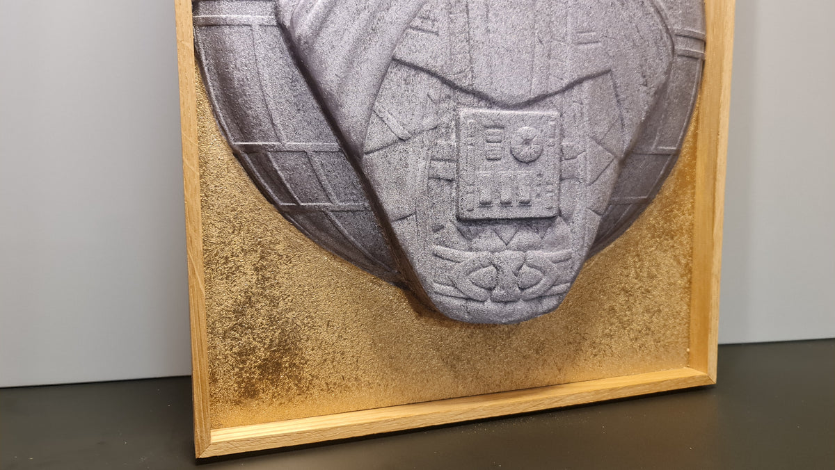 3D relief tavla Darth Vader