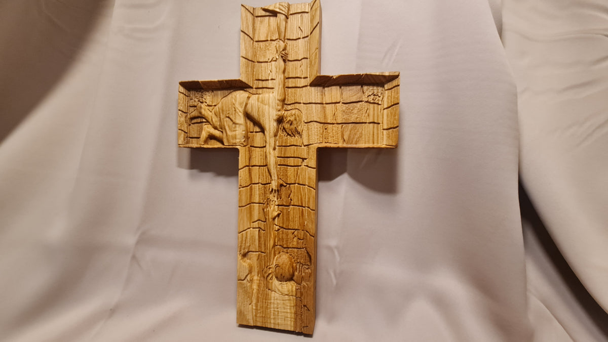3 D relief Heliga kors.