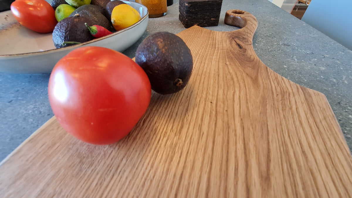Design skärbräda i Ek