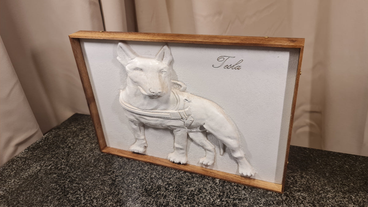 3D-porträtt från ditt foto på dina husdjur