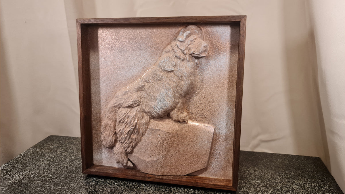 3D-porträtt från ditt foto på dina husdjur