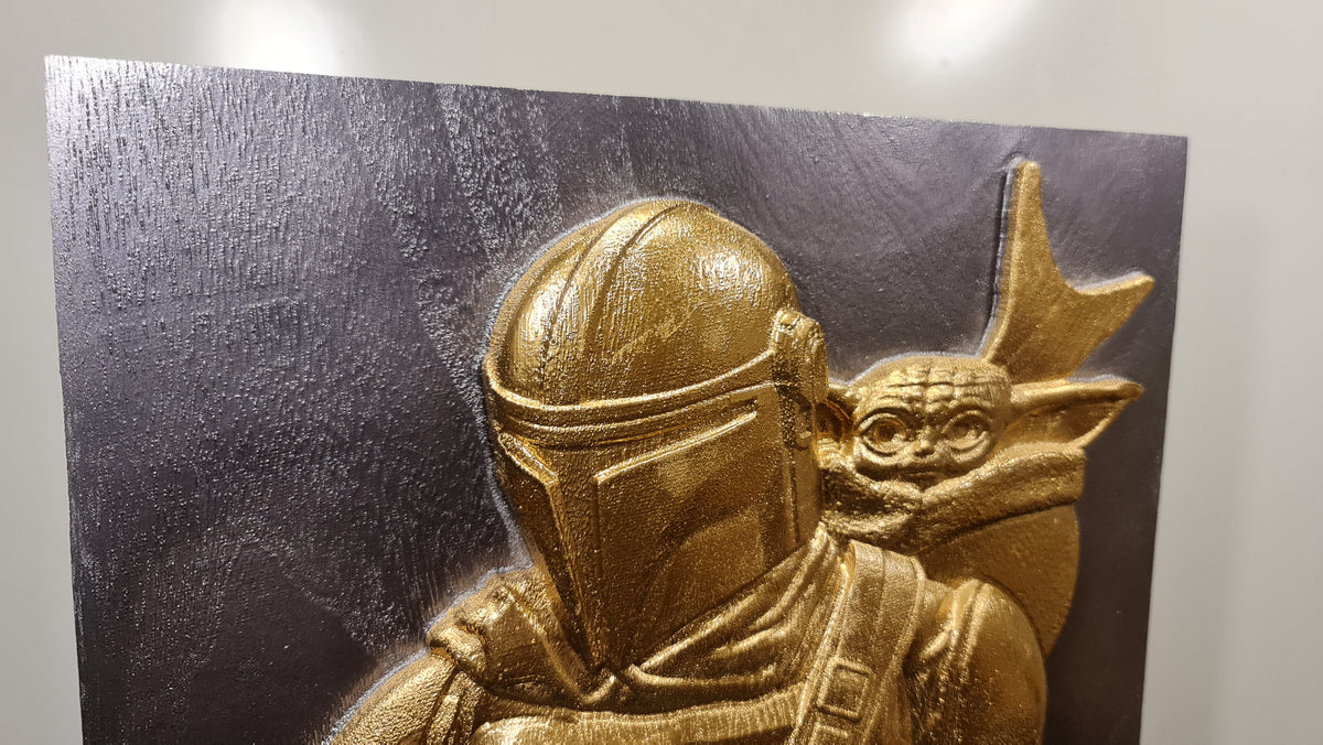 3D relief tavla The Mandalorian