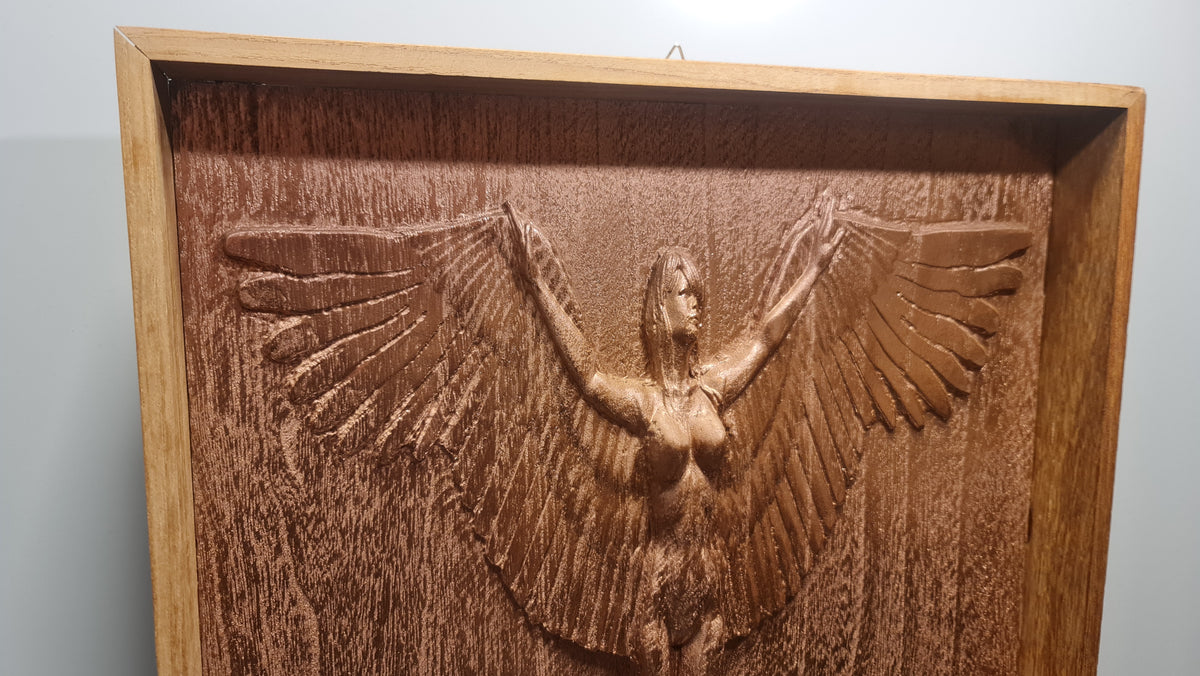 3D relief tavla, väggdekor Angel