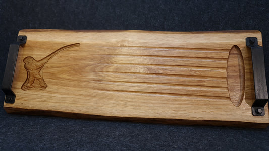 Skärbräda med 3D relief moitv