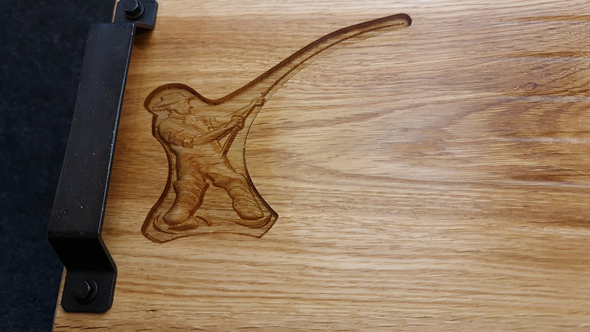 Skärbräda med 3D relief moitv