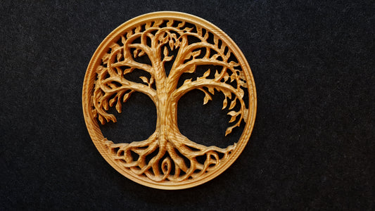 3 D relief Tree of life Furu