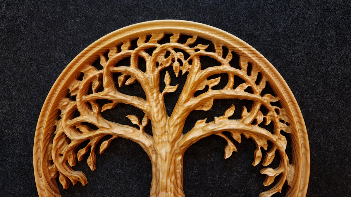 3 D relief Tree of life Furu