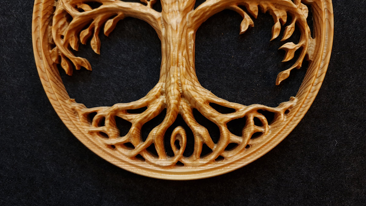 3 D relief Tree of life Furu